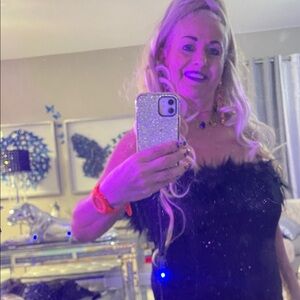 Elegant Black Midi Dress